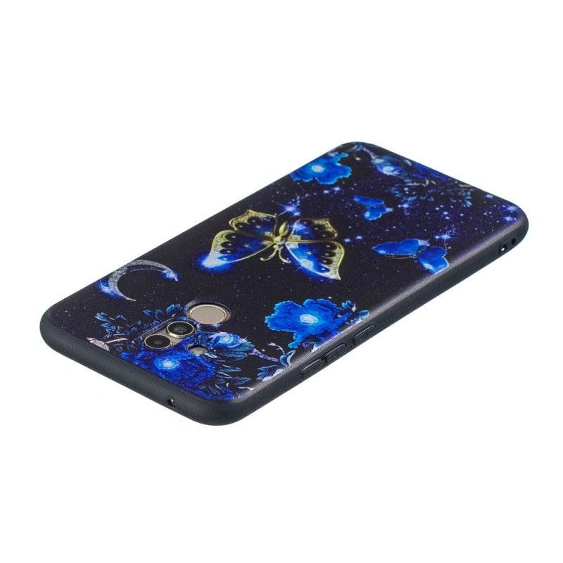 Case Hoesje Huawei Mate 20 Lite Telefoonhoesje In Gouden Vlinder
