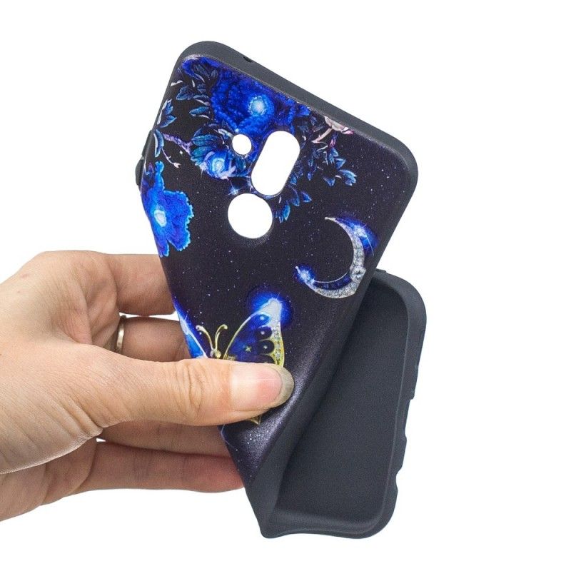 Case Hoesje Huawei Mate 20 Lite Telefoonhoesje In Gouden Vlinder