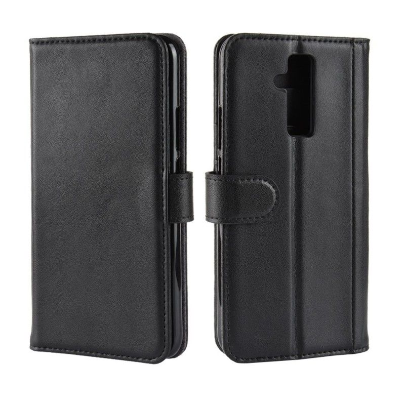 Cover Folio-hoesje Huawei Mate 20 Lite Bruin Zwart Telefoonhoesje Splitleer