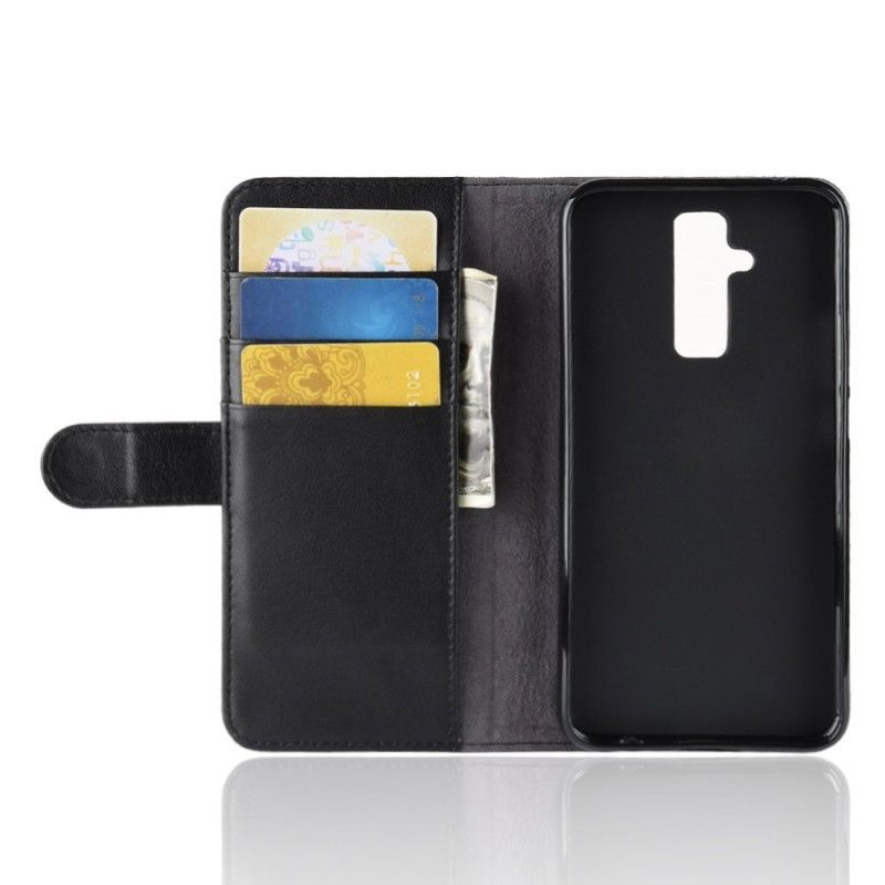 Cover Folio-hoesje Huawei Mate 20 Lite Bruin Zwart Telefoonhoesje Splitleer