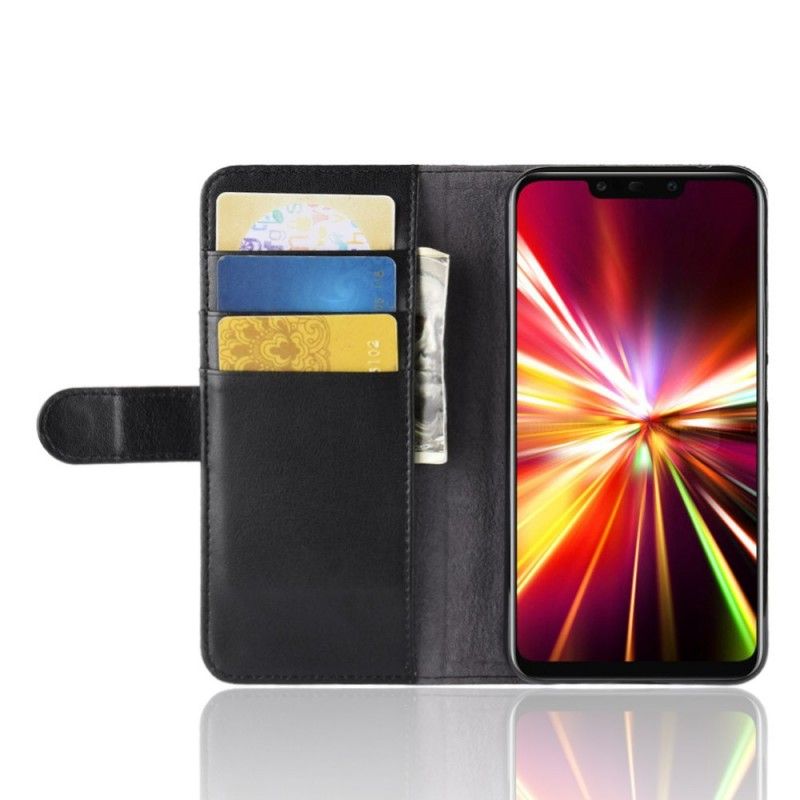 Cover Folio-hoesje Huawei Mate 20 Lite Bruin Zwart Telefoonhoesje Splitleer
