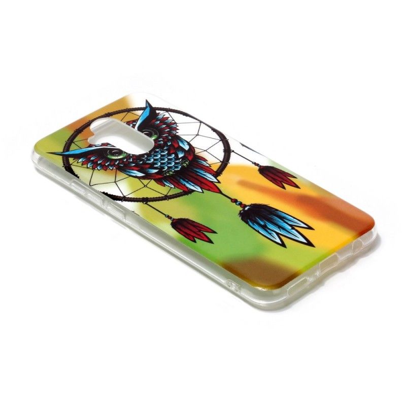 Hoesje Huawei Mate 20 Lite Fluorescerende Uil Dromenvanger