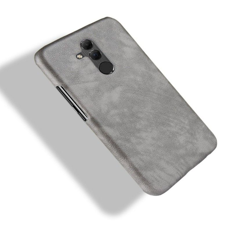 Hoesje Huawei Mate 20 Lite Zwart Lychee Leereffect