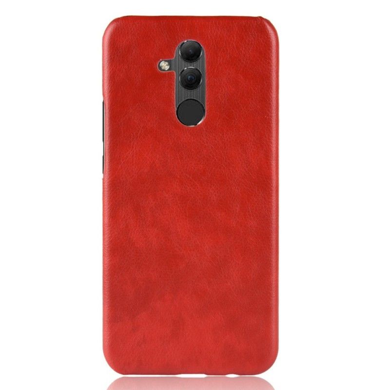 Hoesje Huawei Mate 20 Lite Zwart Lychee Leereffect