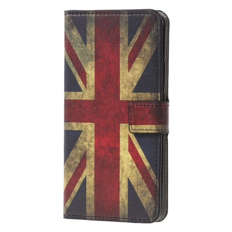 Leren Hoesje voor Huawei Mate 20 Lite Engelse Vlag
