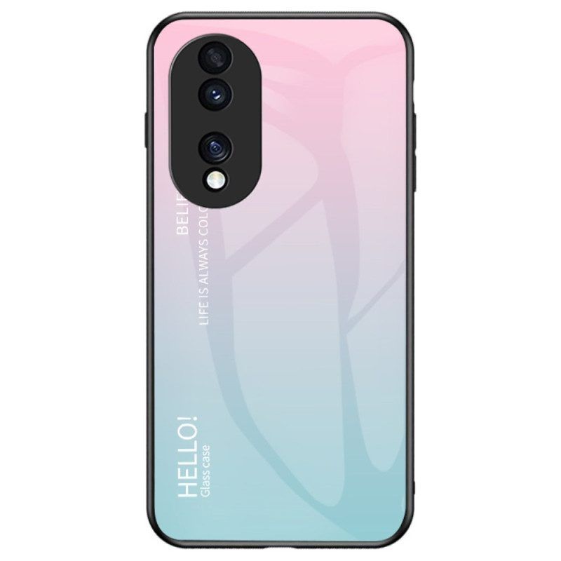 Hoesje voor Honor 70 Gehard Glas Hallo