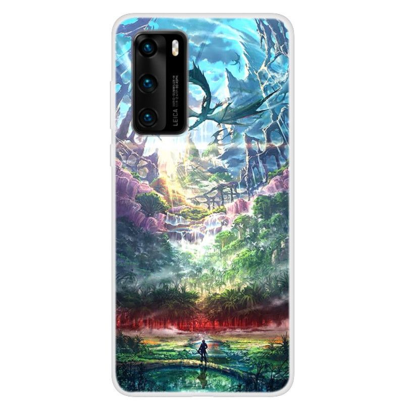 Case Hoesje Huawei P40 Telefoonhoesje Hemelse Natuur