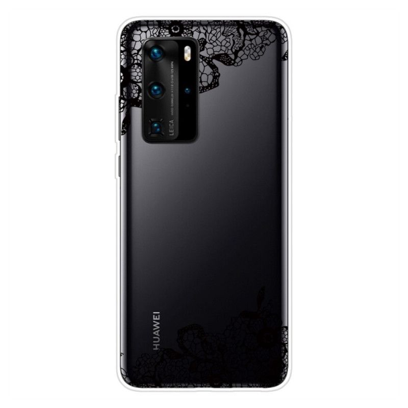 Hoesje Huawei P40 Fijn Kant