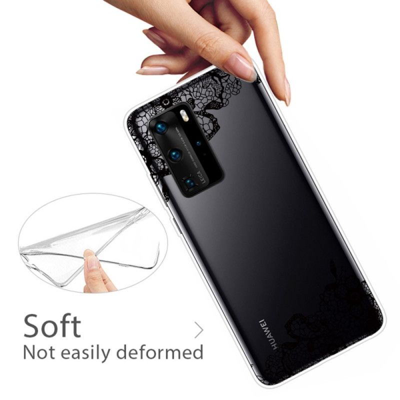 Hoesje Huawei P40 Fijn Kant