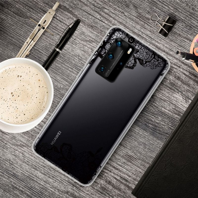 Hoesje Huawei P40 Fijn Kant