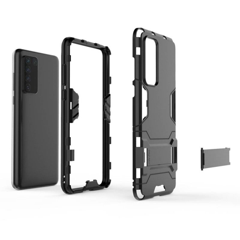 Hoesje Huawei P40 Rood Zwart Ultrabestendig