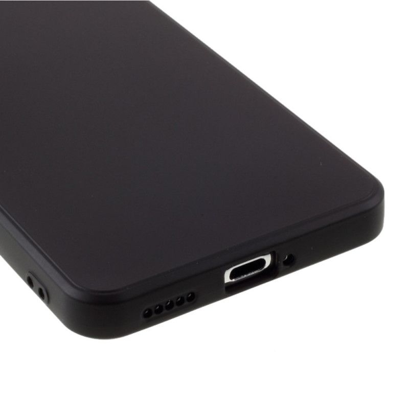 Hoesje voor Huawei P40 Rood Zwart Flexibele Siliconen Gekleurde Knop