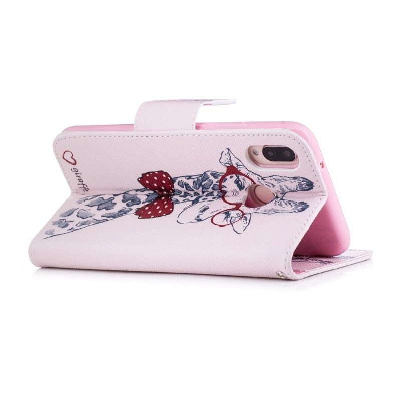Leren Hoesje voor Huawei P20 Lite Nerdgiraf