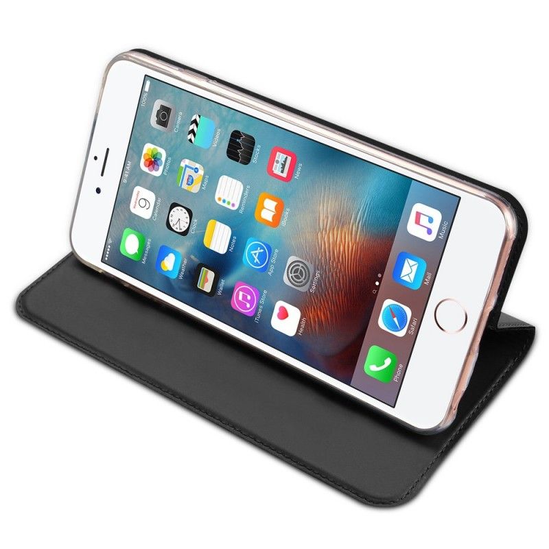 Folio-hoesje iPhone 5 / 5S / SE Goud Zwart Eerste Klas Serie