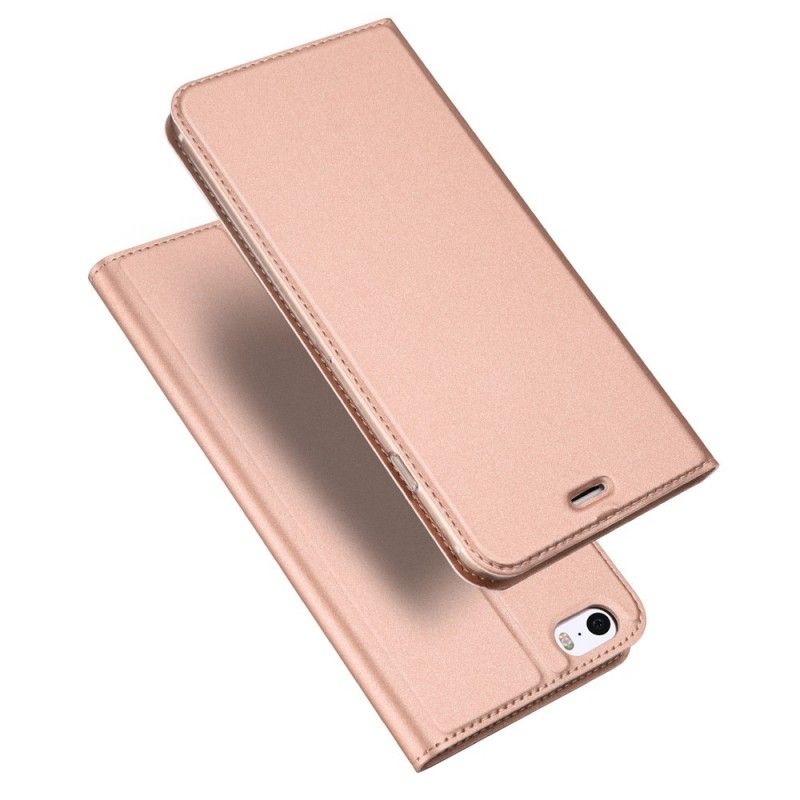 Folio-hoesje iPhone 5 / 5S / SE Goud Zwart Eerste Klas Serie