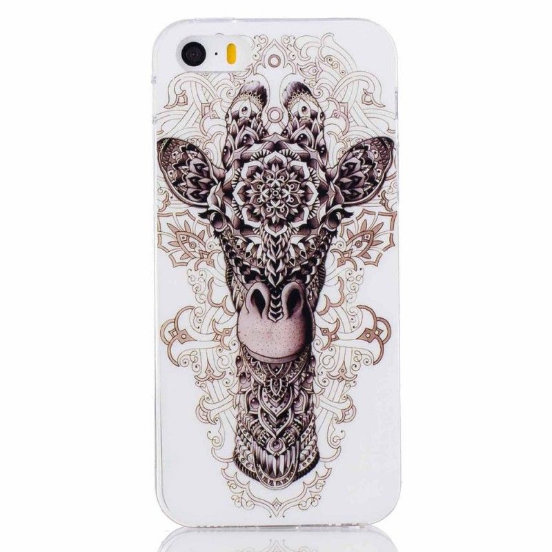 Hoesje iPhone 5 / 5S / SE Tribale Giraf