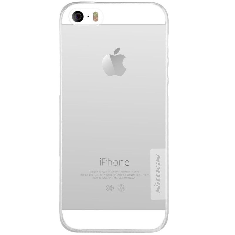 Hoesje voor iPhone 5 / 5S / SE Wit Transparant Nillkin