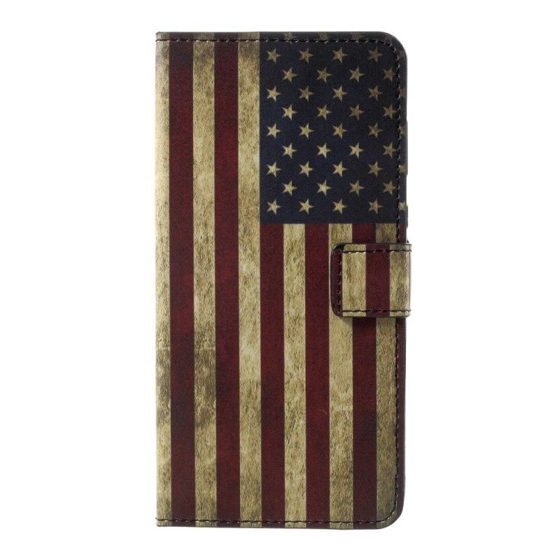 Cover Folio-hoesje Sony Xperia L1 Telefoonhoesje Usa Vlag