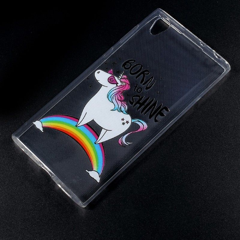 Hoesje Sony Xperia L1 Reliëf Geboren Om Te Schitteren