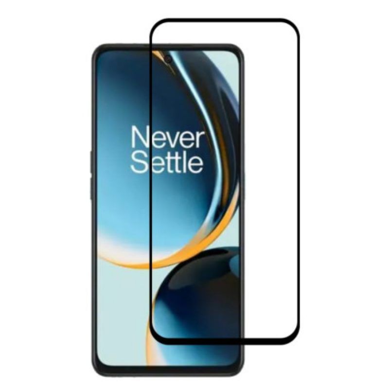 Oneplus Nord Ce 3 Lite 5G Screenprotector Van Gehard Glas Met Zwarte Randen