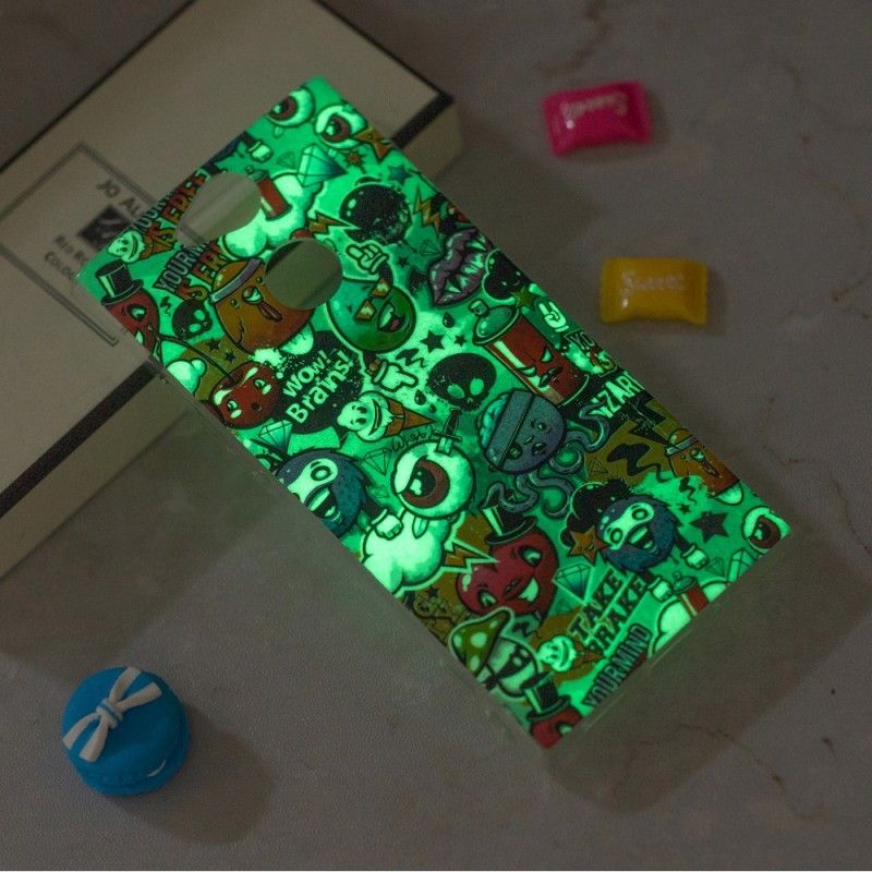 Case Hoesje Sony Xperia XA2 Telefoonhoesje Fluorescerende Waanzin