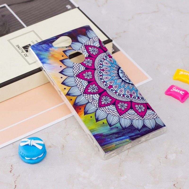 Hoesje Sony Xperia XA2 Fluorescerende Mandala