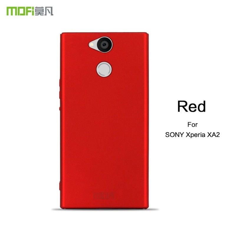 Hoesje Sony Xperia XA2 Rood Zwart Mofi