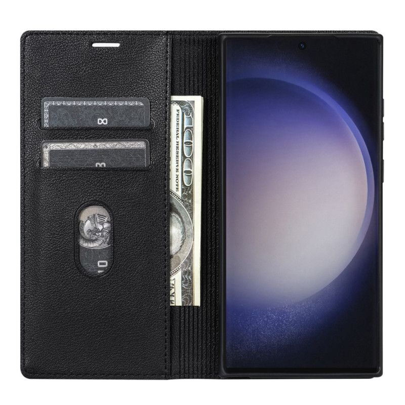 Folio-hoesje Voor Samsung Galaxy S24 Ultra 5g Leerstijl