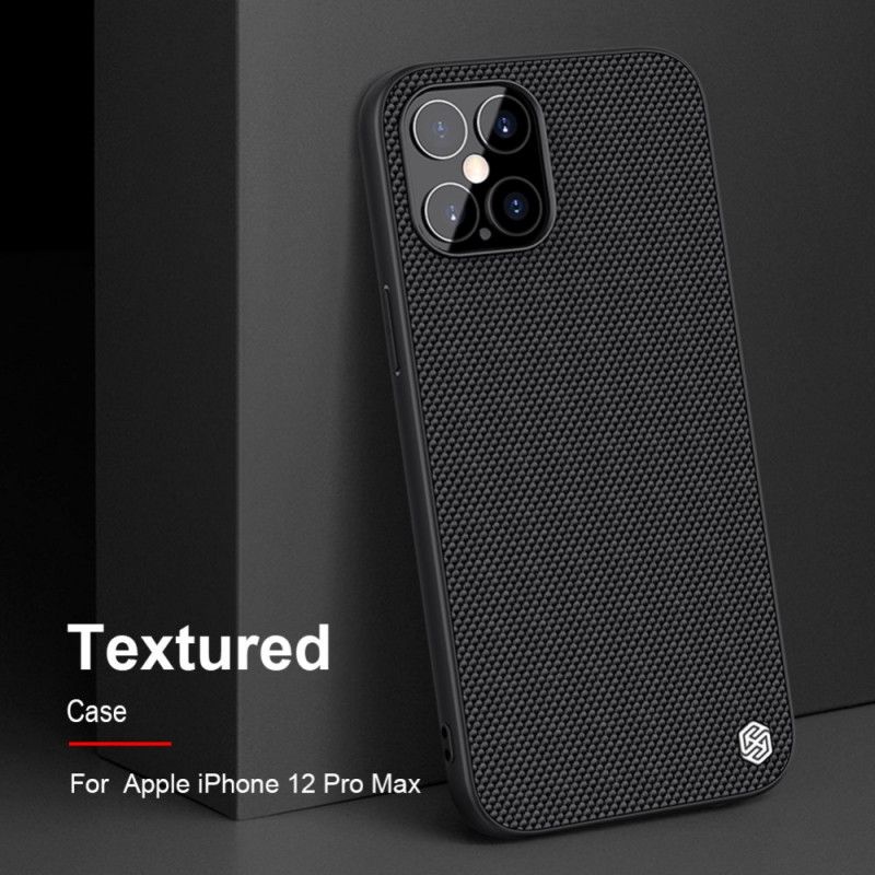 Case Hoesje iPhone 12 Pro Max Telefoonhoesje Gestructureerd Nillkin
