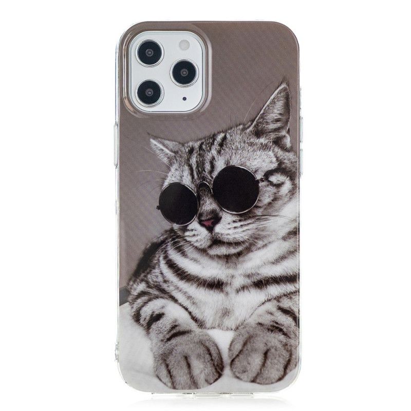 Case Hoesje iPhone 12 Pro Max Telefoonhoesje Mijn Incognito Kitten