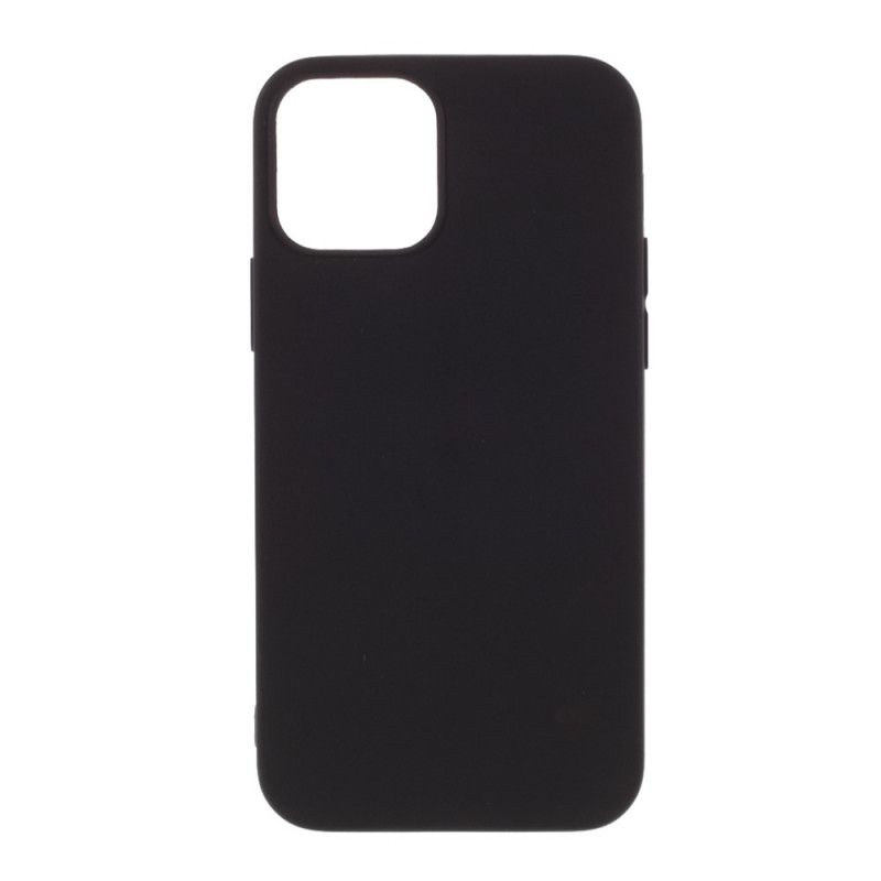 Case Hoesje iPhone 12 Pro Max Wit Zwart Telefoonhoesje Harde Mat Siliconen