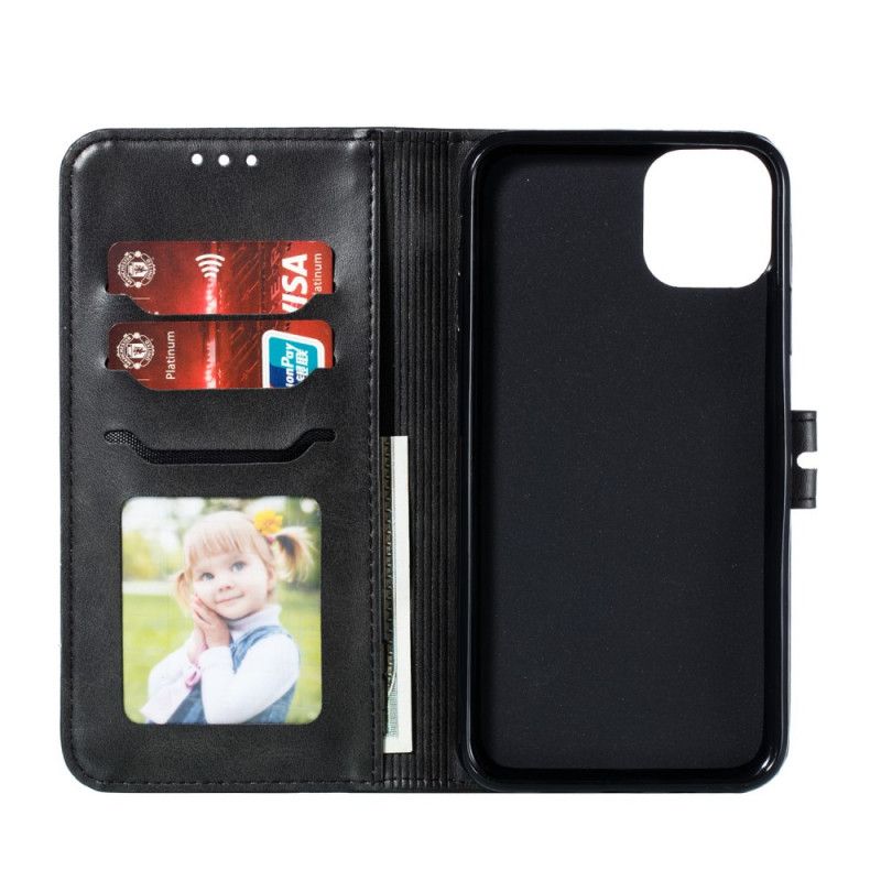 Cover Folio-hoesje iPhone 12 Pro Max Grijs Zwart Telefoonhoesje Kittenkleur