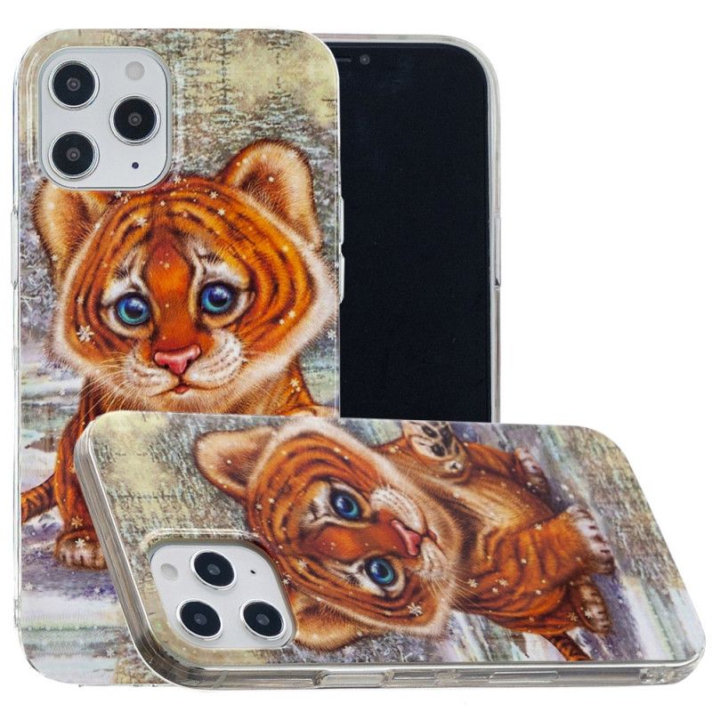 Cover Hoesje iPhone 12 Pro Max Telefoonhoesje Babytijger
