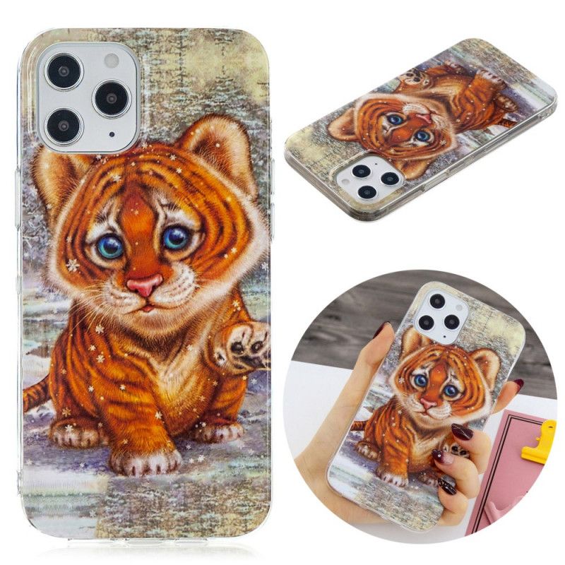 Cover Hoesje iPhone 12 Pro Max Telefoonhoesje Babytijger