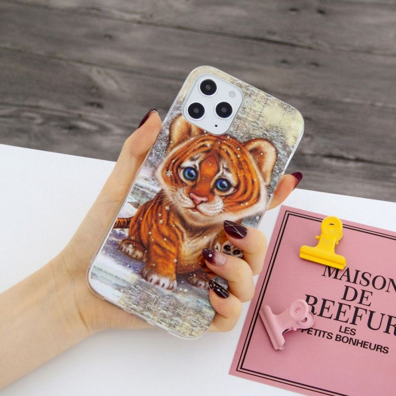 Cover Hoesje iPhone 12 Pro Max Telefoonhoesje Babytijger