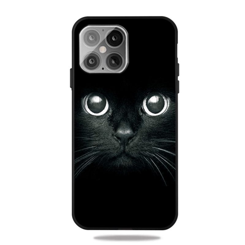 Cover Hoesje iPhone 12 Pro Max Telefoonhoesje Kattenogen