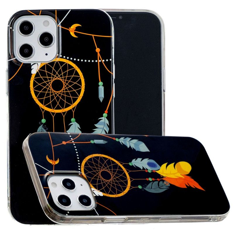Cover Hoesje iPhone 12 Pro Max Telefoonhoesje Unieke Fluorescerende Dromenvanger