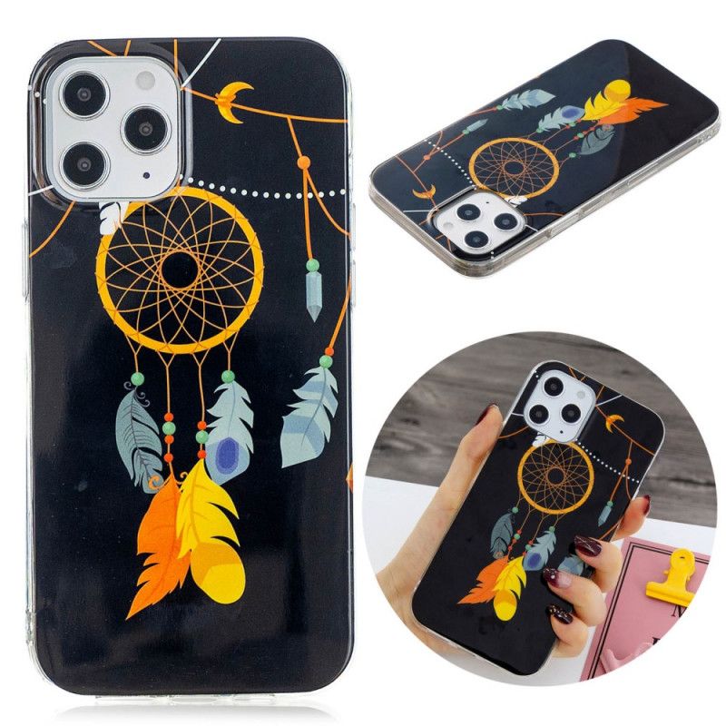 Cover Hoesje iPhone 12 Pro Max Telefoonhoesje Unieke Fluorescerende Dromenvanger