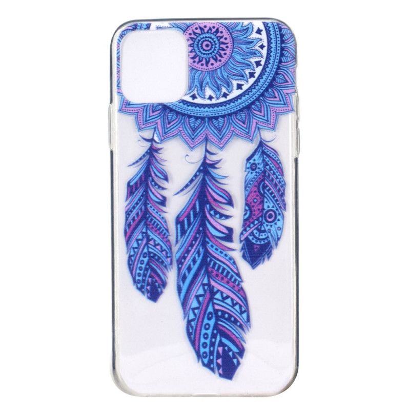 Hoesje iPhone 12 Pro Max Blauwe Veren Dromenvanger