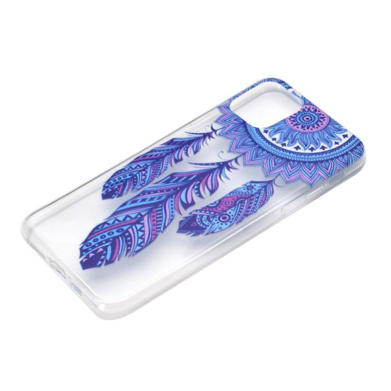 Hoesje iPhone 12 Pro Max Blauwe Veren Dromenvanger