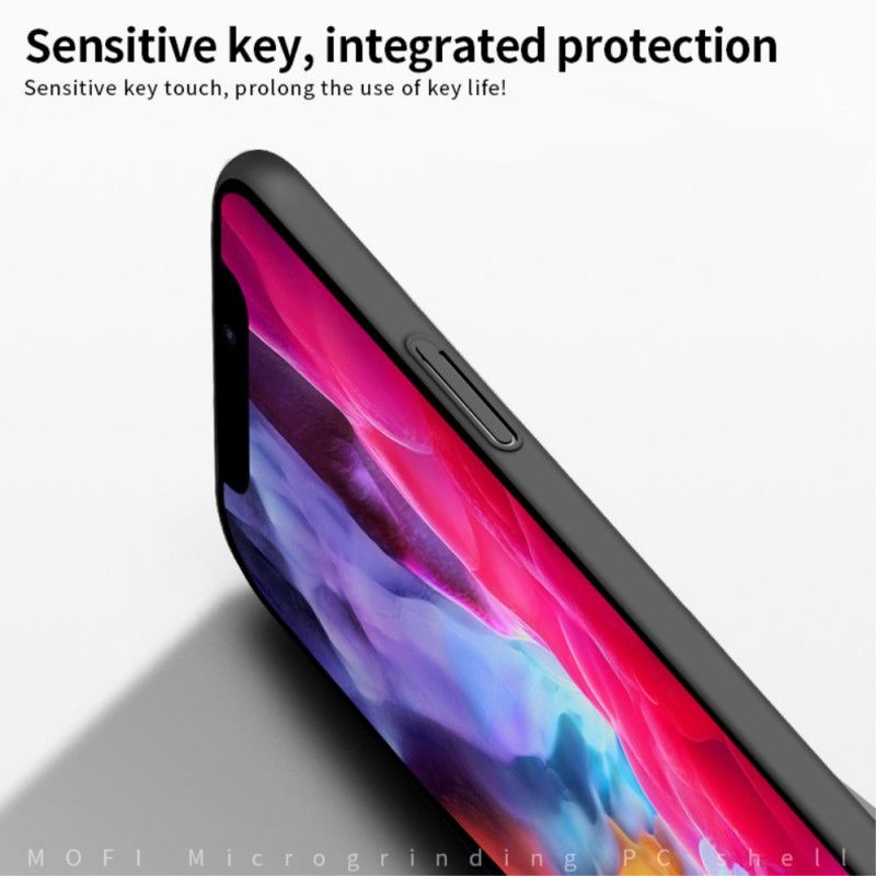 Hoesje iPhone 12 Pro Max Rood Zwart Mofi