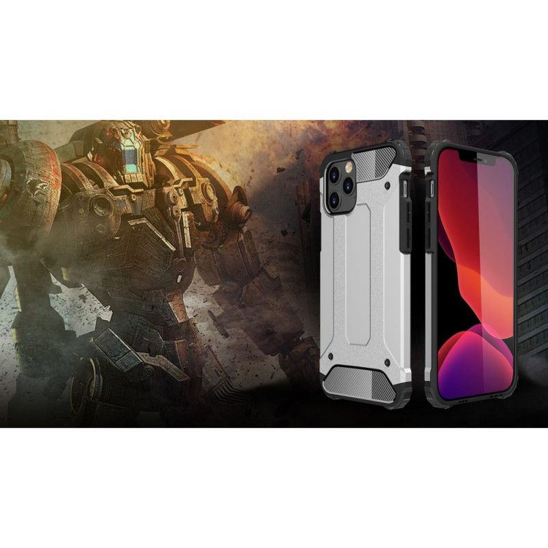 Hoesje iPhone 12 Pro Max Rood Zwart Overlevende