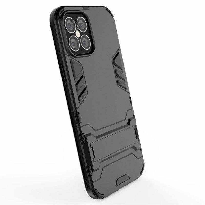 Hoesje iPhone 12 Pro Max Rood Zwart Ultrabestendig
