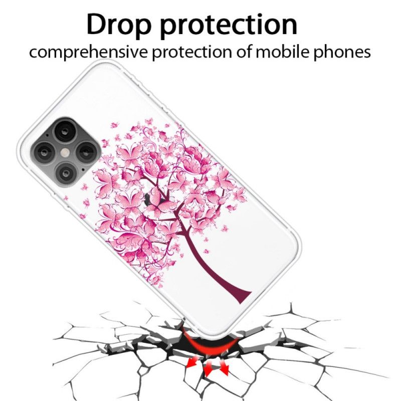 Hoesje iPhone 12 Pro Max Roze Boomtop