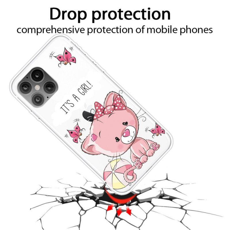Hoesje iPhone 12 Pro Max Telefoonhoesje Het Is Een Meisje