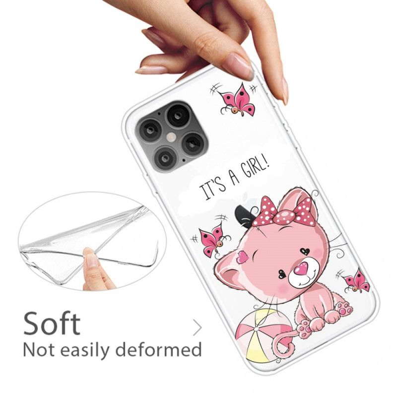 Hoesje iPhone 12 Pro Max Telefoonhoesje Het Is Een Meisje