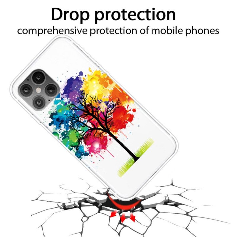 Hoesje iPhone 12 Pro Max Transparante Aquarelboom