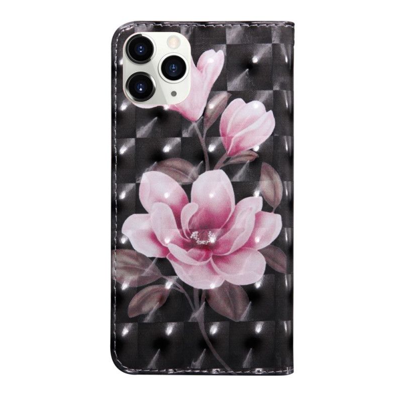 Leren Hoesje iPhone 12 Pro Max Telefoonhoesje Bloemen Bloeien