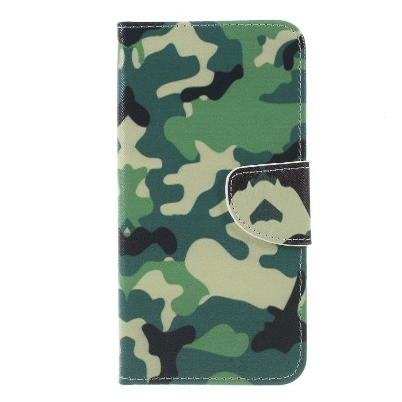 Cover Folio-hoesje Sony Xperia XZ3 Telefoonhoesje Militaire Camouflage