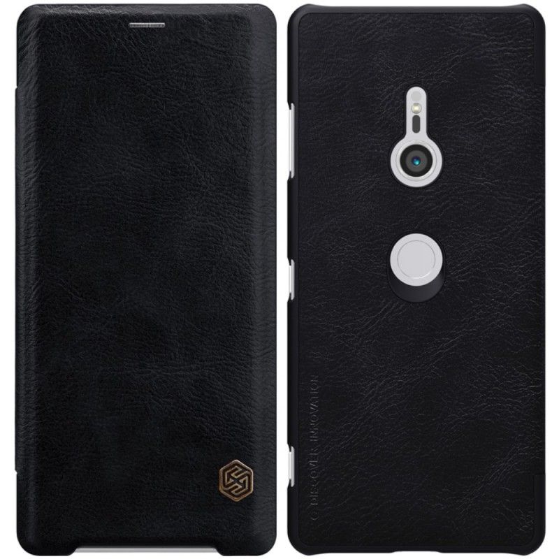 Folio-hoesje Sony Xperia XZ3 Rood Nillkin Qin-Reeks